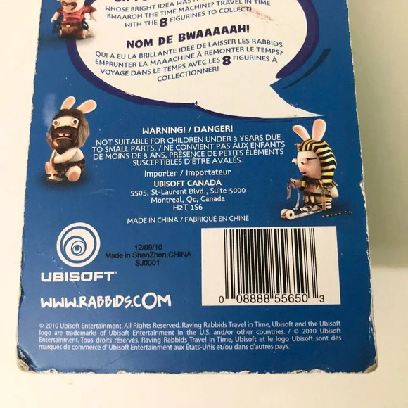 2010 Ubisoft  Rabbids Travel In Time Medieval Girl Damsel 2.5 Inch Figure - Picture 14 of 16